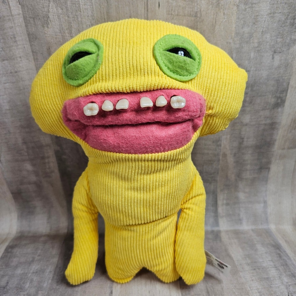 Zuru Fuggler Funny Ugly Monster Yellow Corduroy Plush Toy